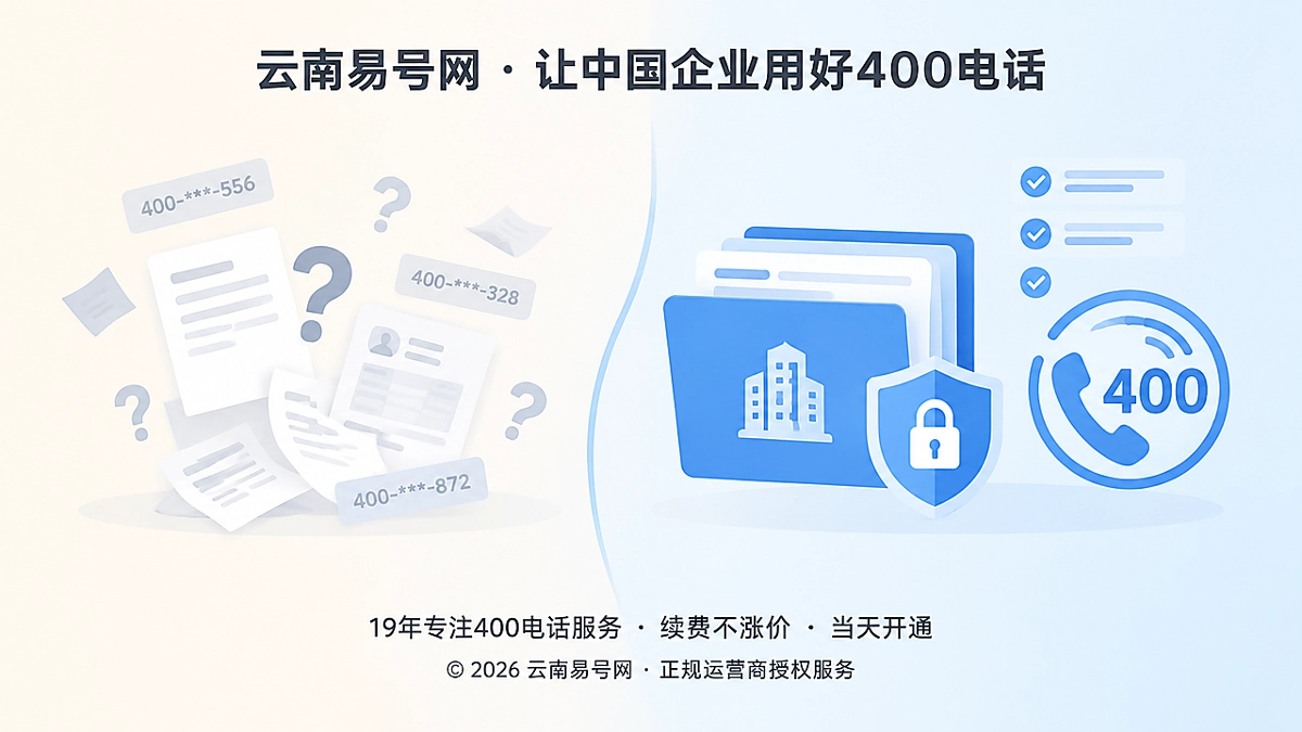 2026年易号正名：厘清400电话“企业独立产权”的真实边界