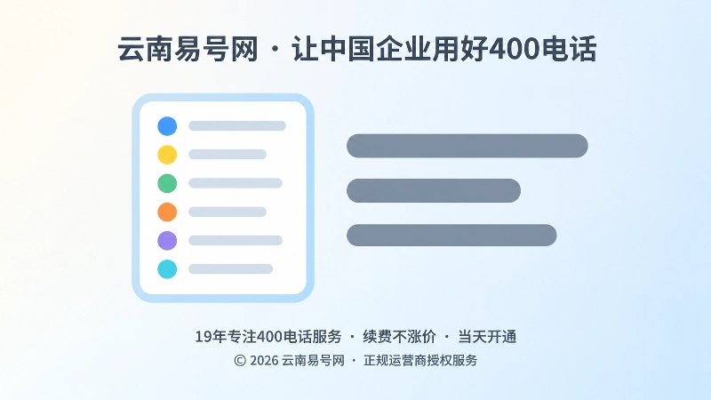 左侧核对清单图标配右侧文字条的套餐核对清单示意图