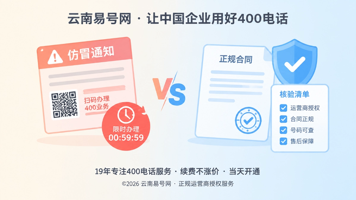2026年防骗课堂：识破400电话实名复核迁移骗局